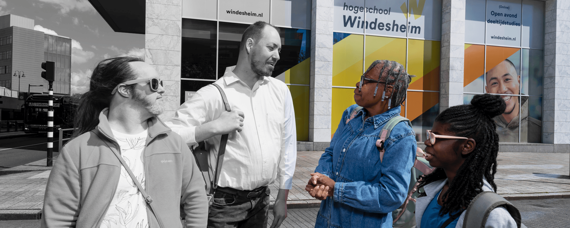 Studenten voor Hogeschool Windesheim