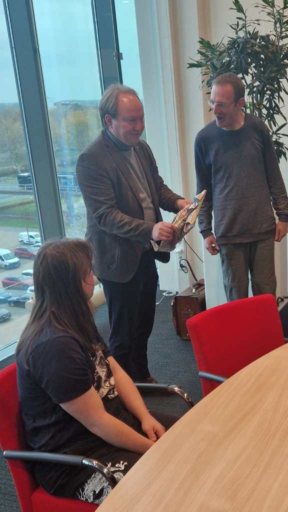 overhandiging cadeau