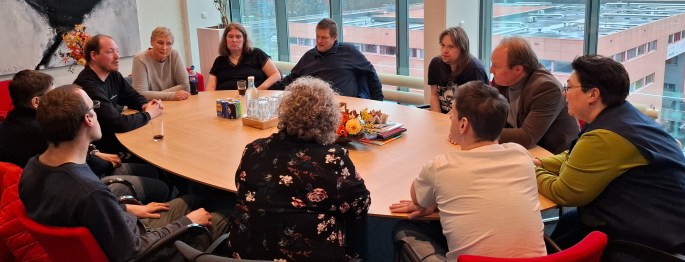 op bezoek bij de burgemeester op 15 november 2024